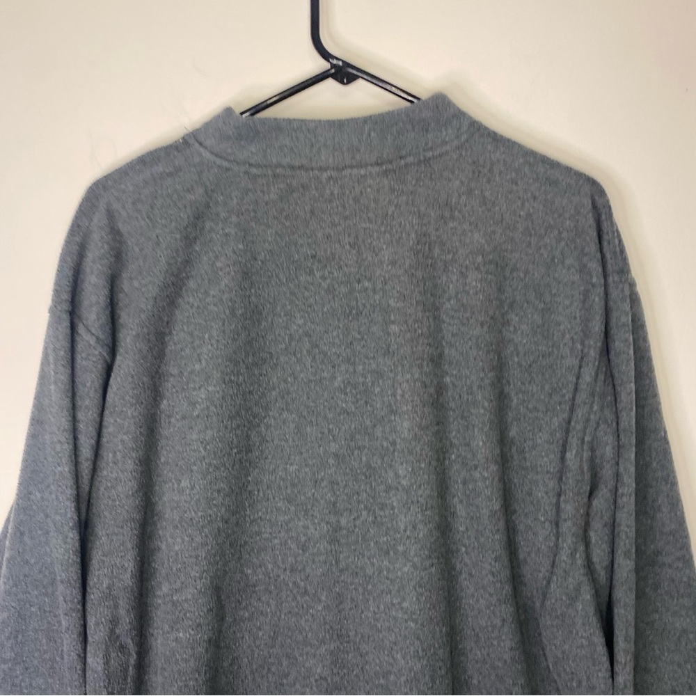 Men's The North Face Pull Over Gray Sweater Hiking Outdoors Size Large Crew Neck - Picture 9 of 11
